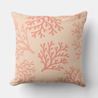 Almohada de Salmón Coral Melocotón Costera