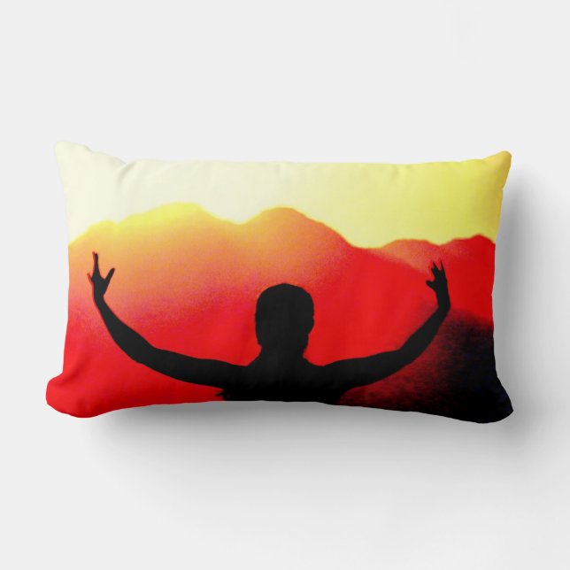 almohada de saludo de amanecer (Anverso)