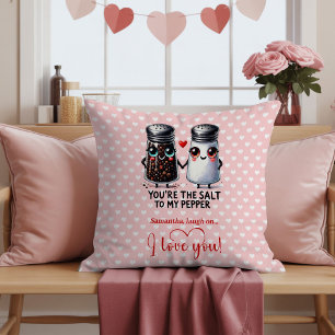 Almohada de San Valentín con Pareja de Comida Pers