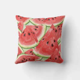 almohada de sandía de doble cara