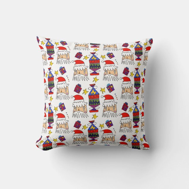 Almohada de Santa Alegre y Divertida (Anverso)