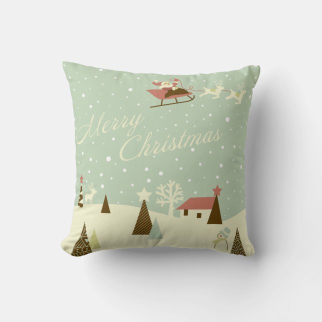 Almohada de Santa del navidad del país del KRW (Anverso)