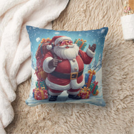 Almohada de Santa Genial – Encanto Festivo para Es