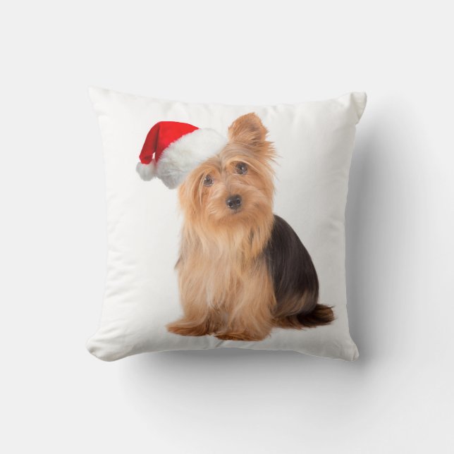 Almohada de Santa Yorkie (Anverso)