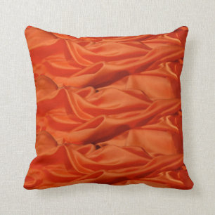 Almohada de seda anaranjada de MoJo del americano