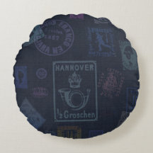 almohada de sello de época - Oscuro