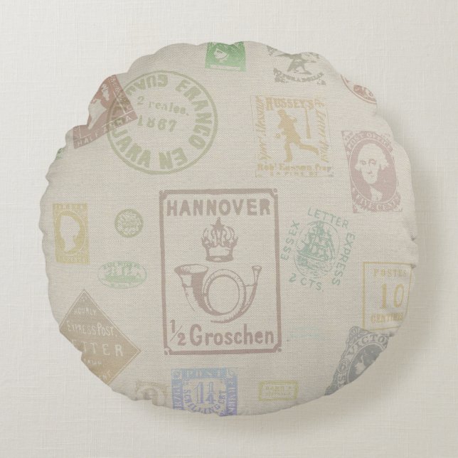 almohada de sello vintage (Anverso)