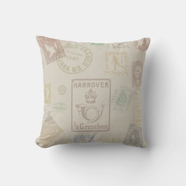 Almohada de Sello Vintage (Anverso)