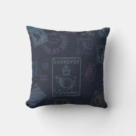 Almohada de Sello Vintage - Oscuro