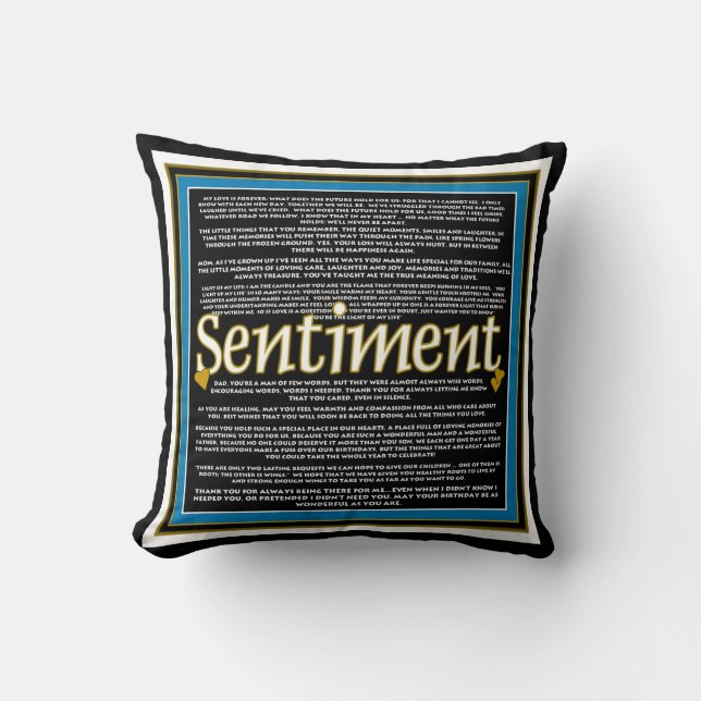 Almohada de Sentimiento (Anverso)