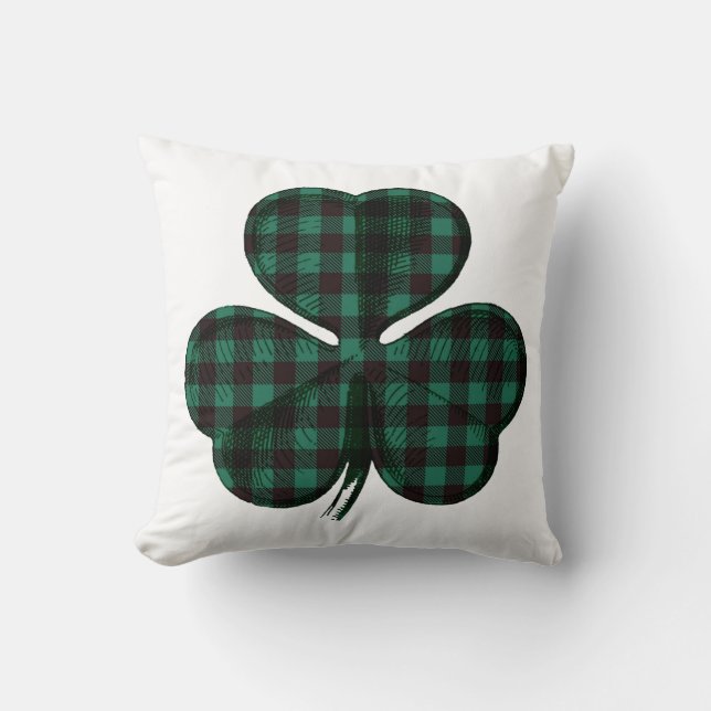 Almohada de Shamrock - Día de St Patricks (Anverso)