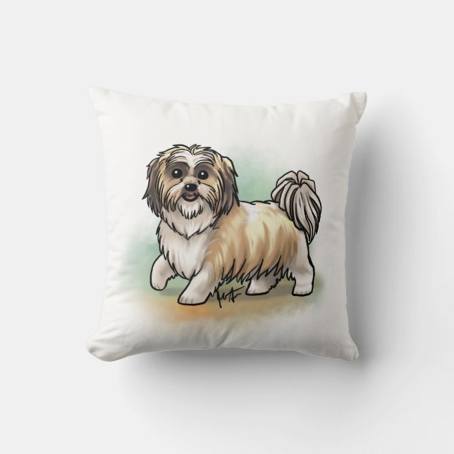 Almohada de Shih Tzu (Anverso)