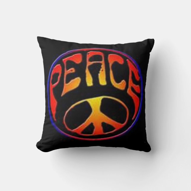 Almohada de signo de paz (Anverso)