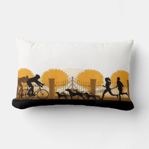 Almohada de silueta al aire libre