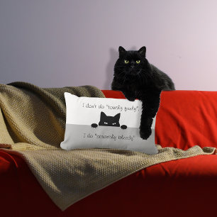 Almohada de Sneaky Cat para tocar y sentir