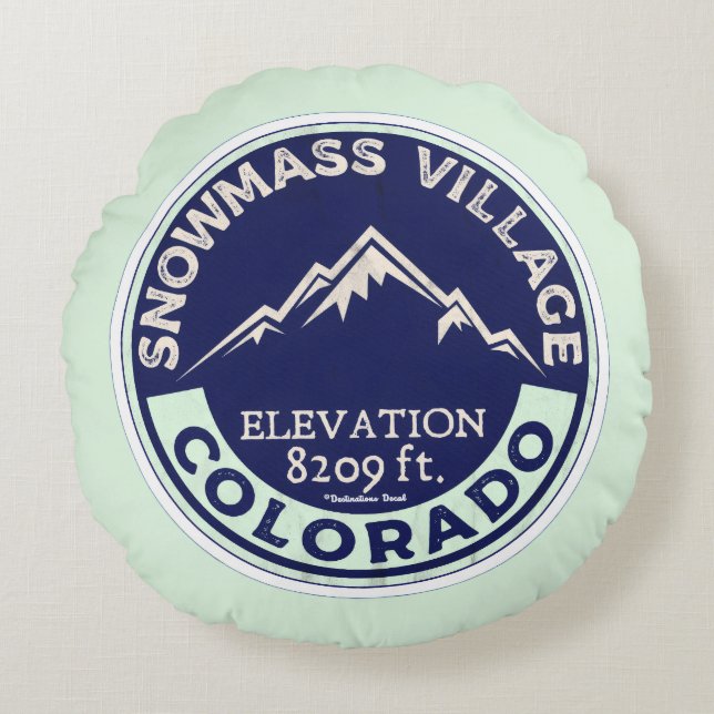 Almohada de Snowmass CO (Anverso)