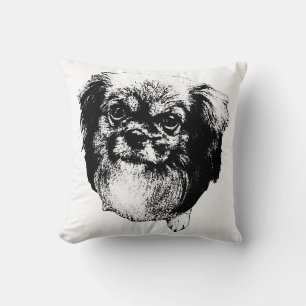 Almohada de Spaniel Tibetano – Arte de Perro de Ti