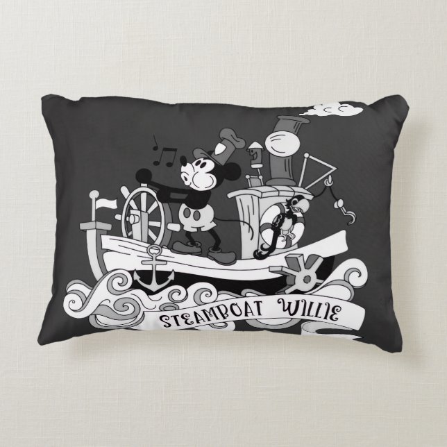 Almohada de Steamboat Willie  (Reverso)