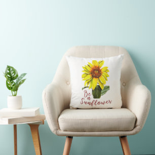 Almohada de Sunflower Throw