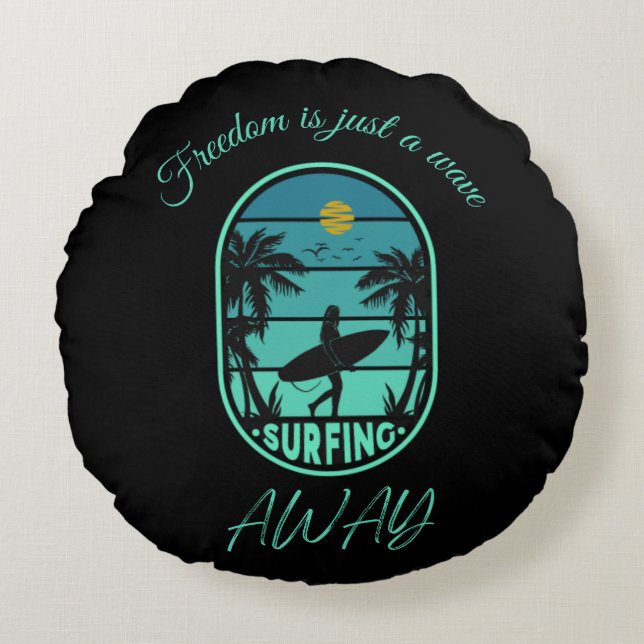 almohada de surf personalizado (Anverso)