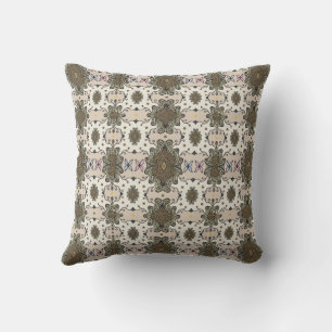 Almohada de Talla de Madera de Mariposa