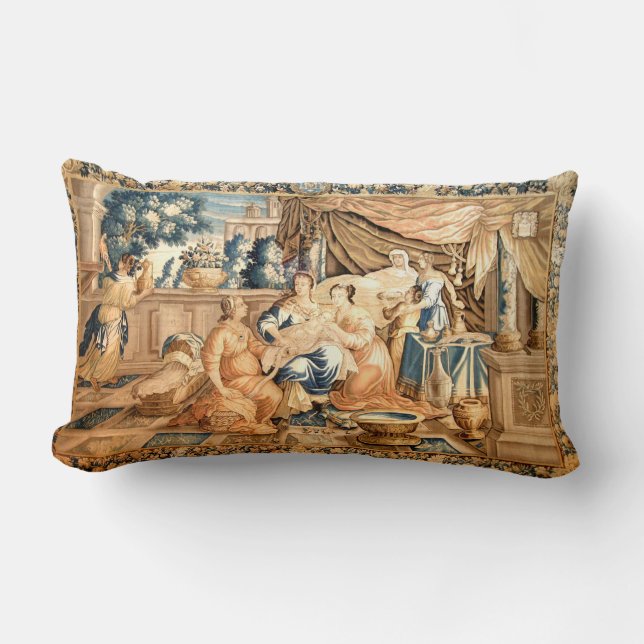 Almohada de Tapisserie Aubusson (Anverso)