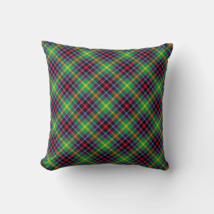 Almohada de Tarta Clephan de Cuadros Escoceses