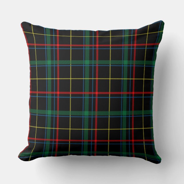 almohada de tartán de platillo (Anverso)