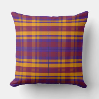 Almohada de Tartán Royal Stewart Rojo Clásico