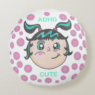 Almohada de TDAH con ilustración "TDAH Lindo"