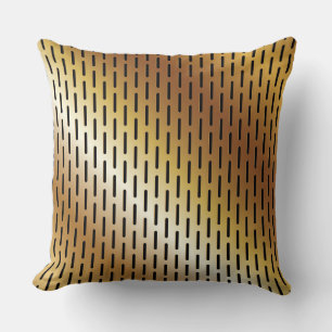 Almohada de Teja de Metal Dorado Brillante