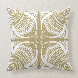 almohada de tejido hawaiano de piña estilo almoha