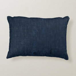 Almohada de tela de campo índigo inspirada en Japó