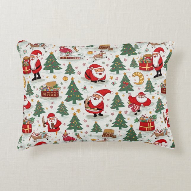 almohada de temporada de los navidades (Anverso)