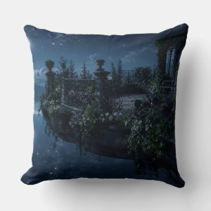 Almohada de Terciopelo de Terraza Flotante bajo la