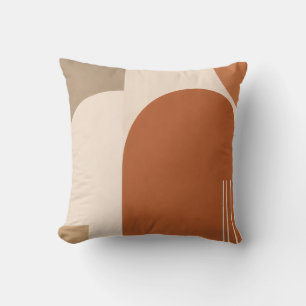 Almohada de Terracota con Arco Bauhaus – Mediados