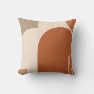 Almohada de Terracota con Arco Bauhaus – Mediados 