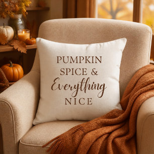 Almohada de Terracota Oscura Pumpkin Spice Throw