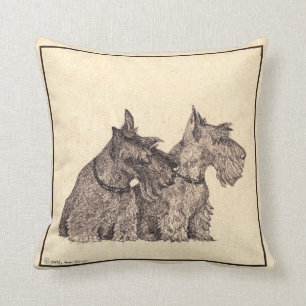 Almohada de Terrier del escocés