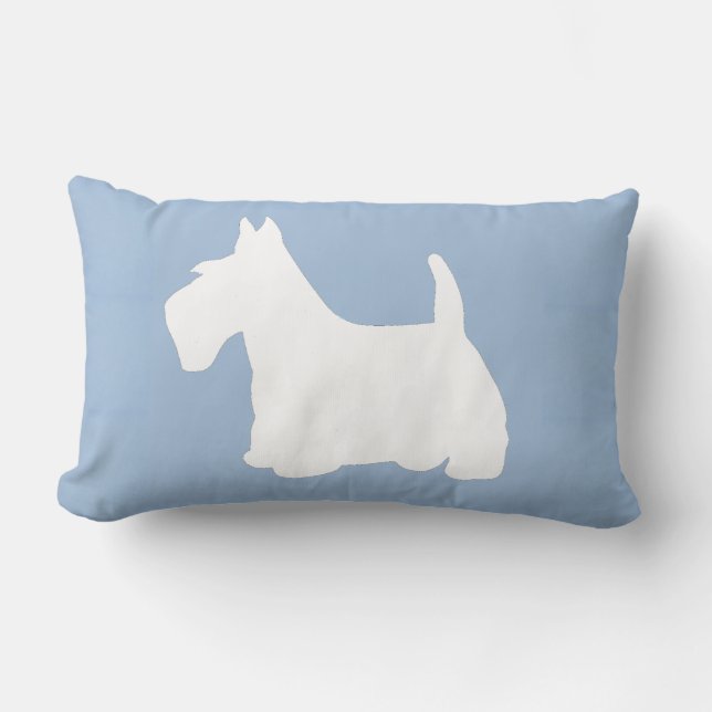Almohada de Terrier del escocés de Wedgewoof (Anverso)