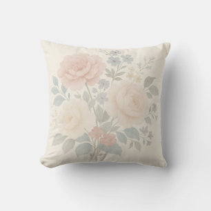 Almohada de textura de lino marfil