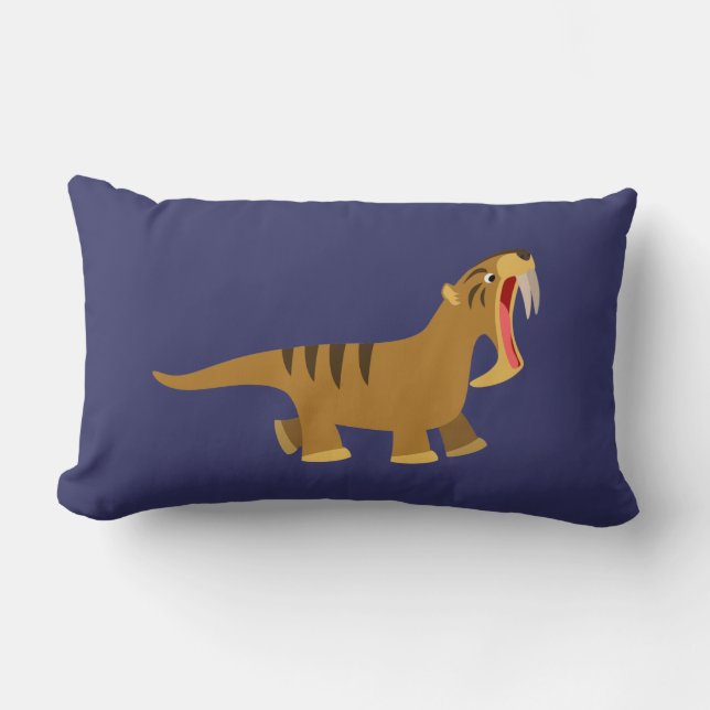 Almohada de Thylacosmilus de dibujos animados con  (Anverso)