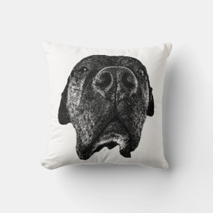 Almohada de Tinta de Nariz Cane Corso Diseño Atr