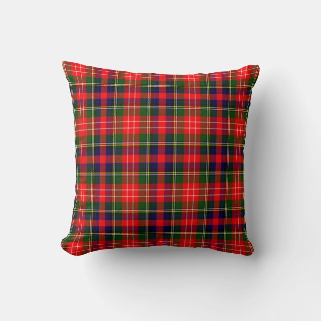 Almohada de tirar a cuadros escoceses Almohada Chr (Anverso)