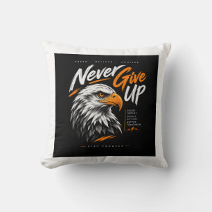Almohada de Tirar Águila Motivacional Nunca te Rin