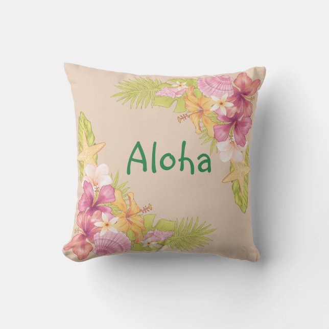 Almohada de Tirar Aloha (Anverso)