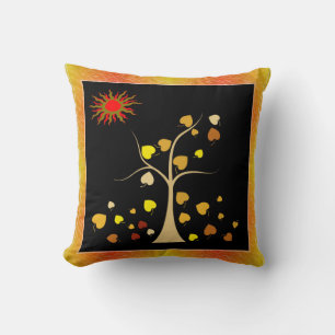 Almohada de tirar árbol del amor