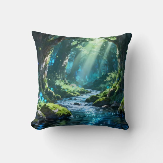Almohada de Tirar Bosque Encantado (Anverso)