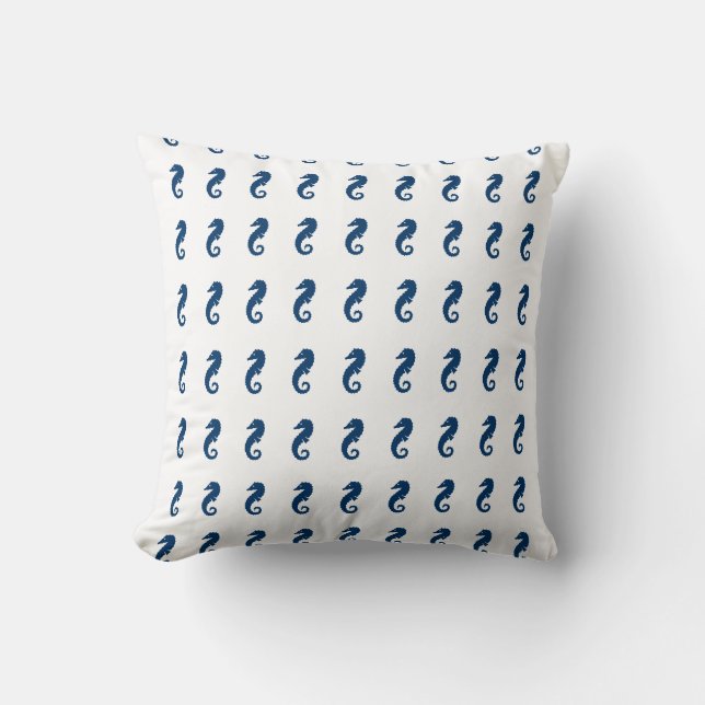 Almohada de tirar Caballito de Mar (Anverso)
