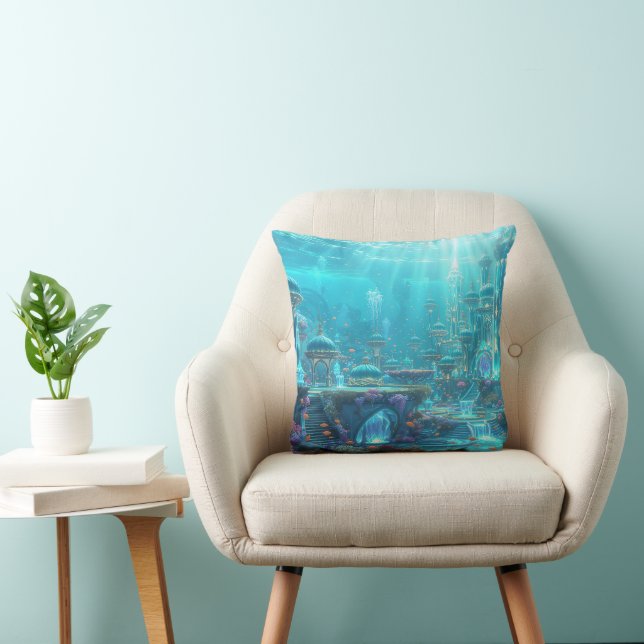Almohada de Tirar Castillo Subacuático (Silla)